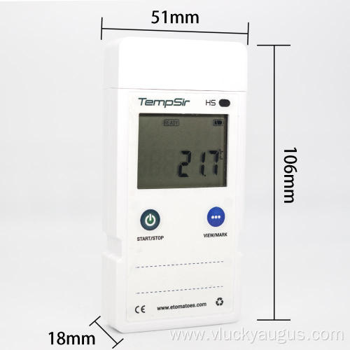 Wireless high quality temperature humidity USB data logger